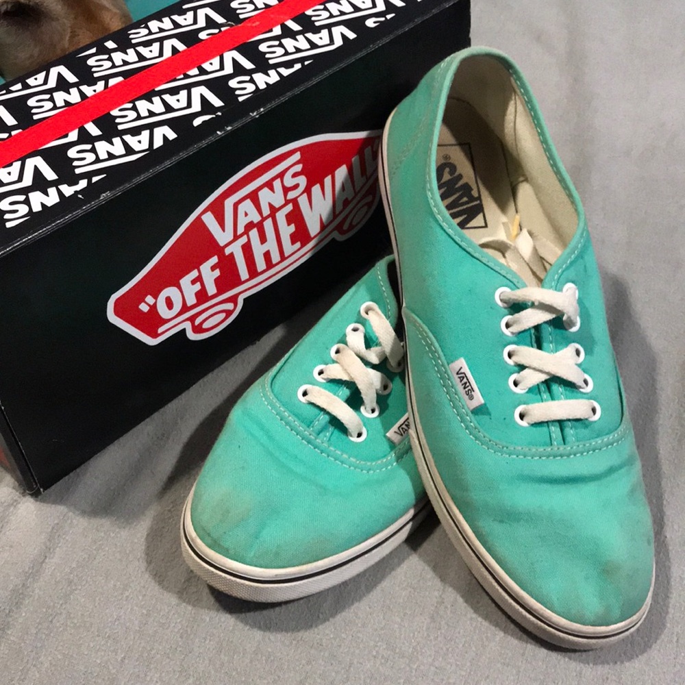 VANS Mint Green Laceups